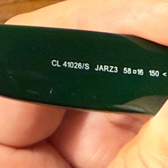 CELINE Shadow Sunglasses 41026/S Green Brown 58/16/150 - Picture 5 of 8